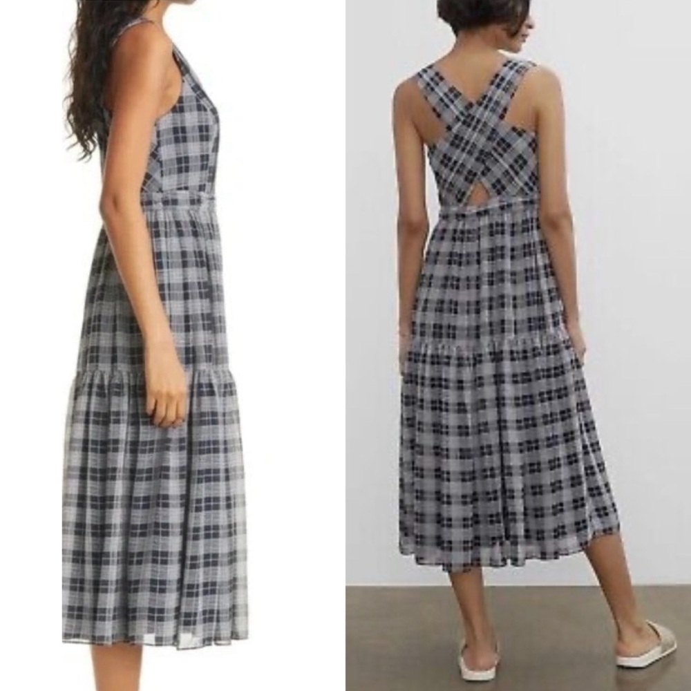 Club Monaco Cross-back Midi Dress - Picture 1 of 13